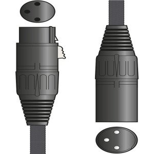 Citronic 190.266UK Ρετρό Πλεκτό Καλώδιο XLR F-XLR M 1.5m Μαύρο (Τεμάχιο) Citronic 190.266UK Ρετρό Πλεκτό Καλώδιο XLR F-XLR M 1.5m Μαύρο (Τεμάχιο)