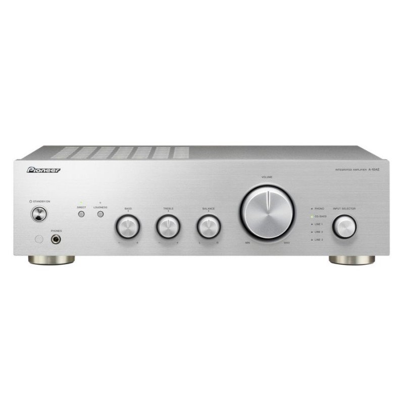 Pioneer A-10AE Ολοκληρωμένος Ενισχυτής 2 Καναλιών 50W + 50W Silver (Τεμάχιο)