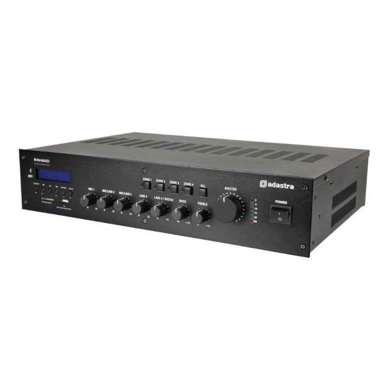 Adastra RM480D 100V Ενισχυτής-Μίκτης 480W με DAB+, BT, USB/SD