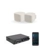 Adastra C25V+A200 Ενισχυτής με 2 Επιτοίχια Ηχεία 2,5'' (Σετ)