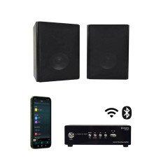 Adastra 2*AB5+S260-WIFI Πακέτο Background Music με Ενισχυτή WiFi Streaming και 2 Ηχεία Βιβλιοθήκης 5.25''(Σετ)