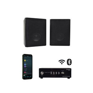 Adastra 2*AB5+S260-WIFI Πακέτο Background Music με Ενισχυτή WiFi Streaming και 2 Ηχεία Βιβλιοθήκης 5.25''(Σετ)
