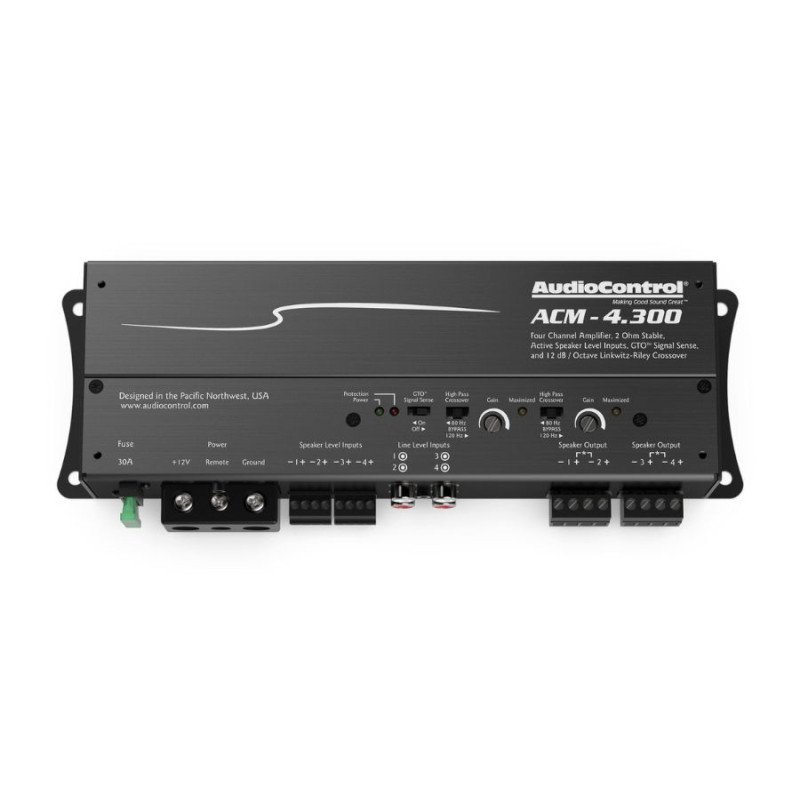 AudioControl ACM-4.300 Micro Ενισχυτής 4 Καναλιών 4 x 50W RMS (Τεμάχιο)