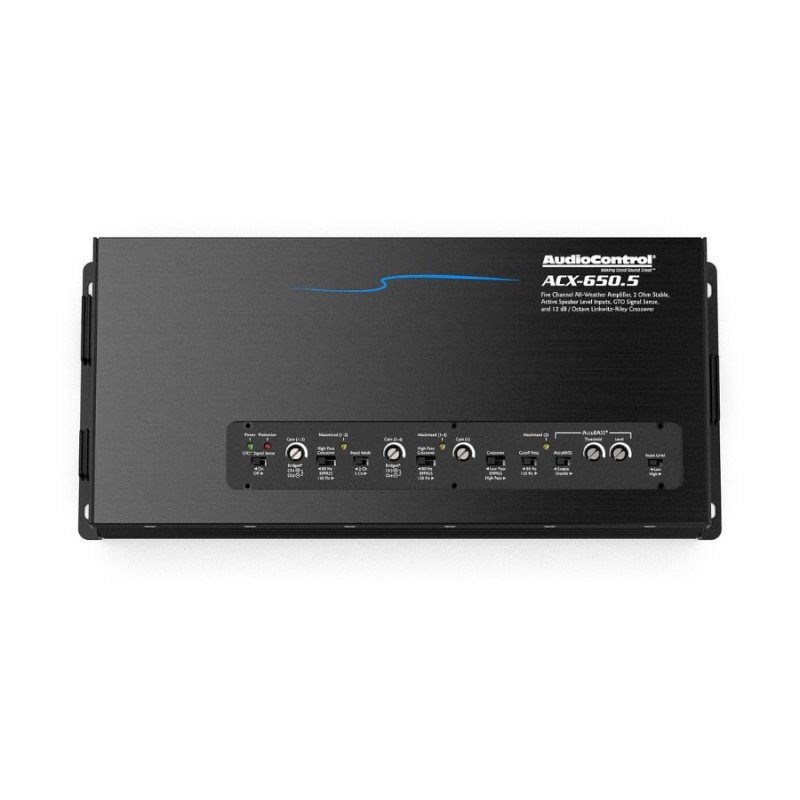 Audiocontrol ACX-650.5 All Weather 5 Channel Amplifier 4 x 50W + 1 x 200W @ 4 Ohms