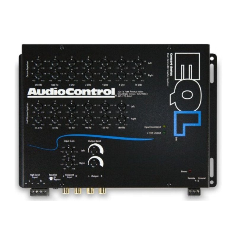 Audiocontrol EQL Car Equalizer Concert Series BLACK