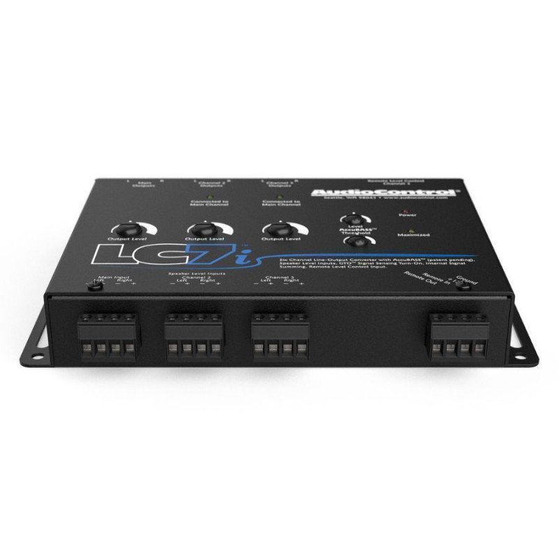 Audiocontrol LC7i 6 Channel Converter/AccuBASS BLACK