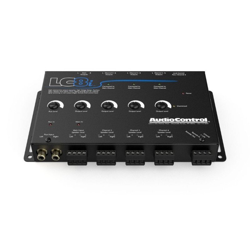 Audiocontrol LC8i 8 Channel Converter/Aux Input BLACK Audiocontrol LC8i 8 Channel Converter/Aux Input BLACK