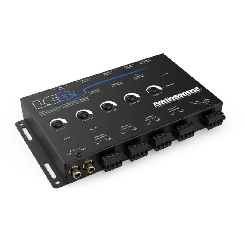 Audiocontrol LC8i 8 Channel Converter/Aux Input BLACK Audiocontrol LC8i 8 Channel Converter/Aux Input BLACK