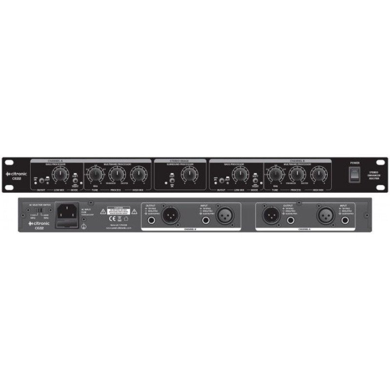 Citronic CE22 Στερεοφωνικός Επεξεργαστής Enhancer / Exciter (Τεμάχιο)