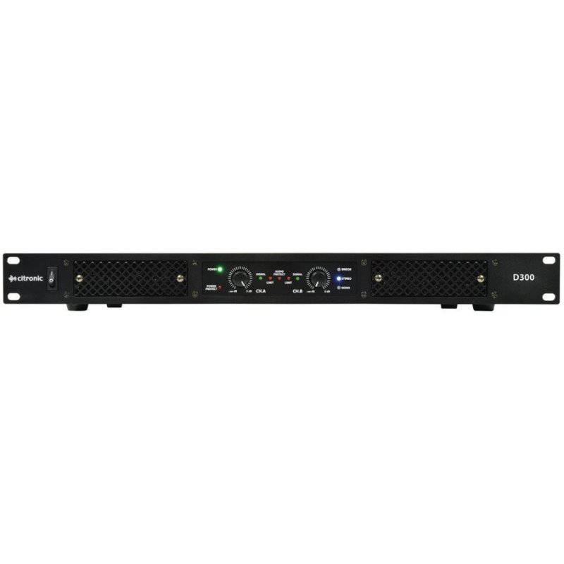 Citronic D300 Ενισχυτής Ισχύος 2 x 150W RMS Class-D (Τεμάχιο)