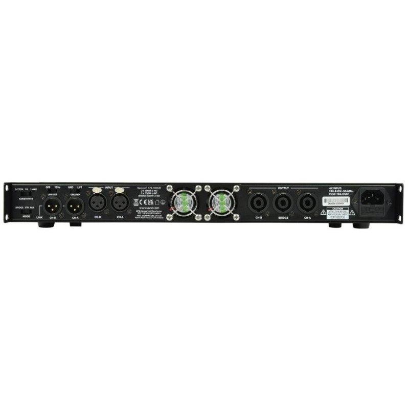 Citronic D300 Ενισχυτής Ισχύος 2 x 150W RMS Class-D (Τεμάχιο)