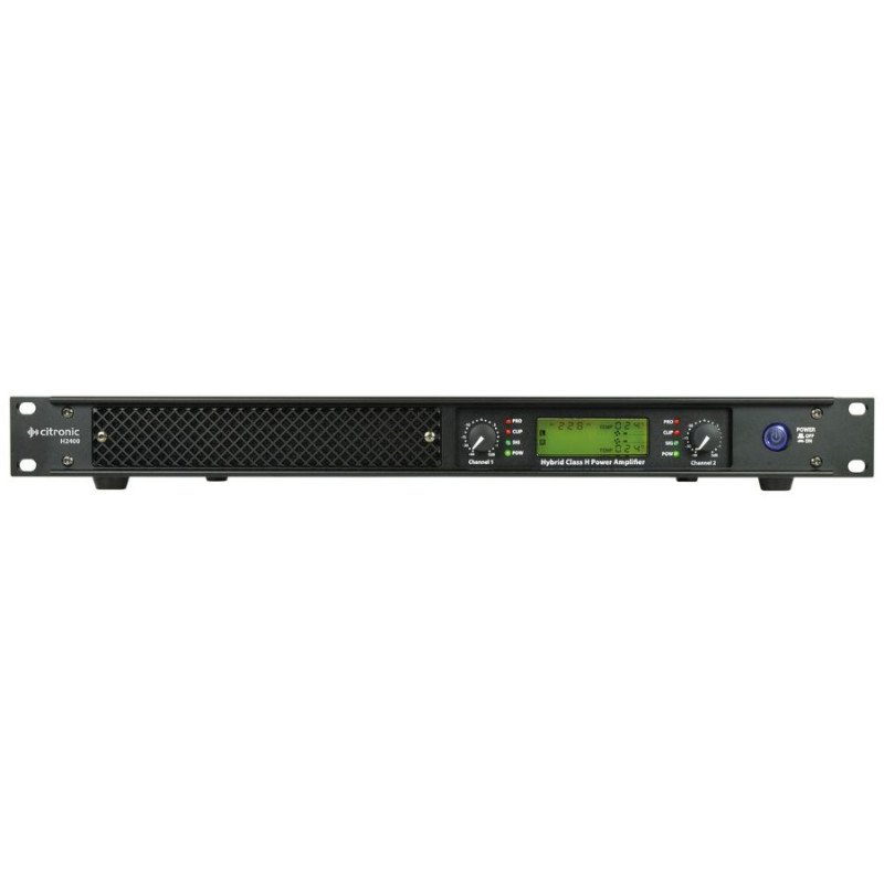 Citronic H2400 Υβριδικός Τελικός Ενισχυτής Class-H 2x1200W @ 2ohm 1U (Τεμάχιο)
