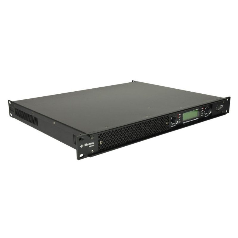 Citronic H2400 Υβριδικός Τελικός Ενισχυτής Class-H 2x1200W @ 2ohm 1U (Τεμάχιο)