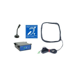 Contacta IL-K200-80-00 Under the Counter Loop System with Brass Stem Halo Microphone (Σετ)
