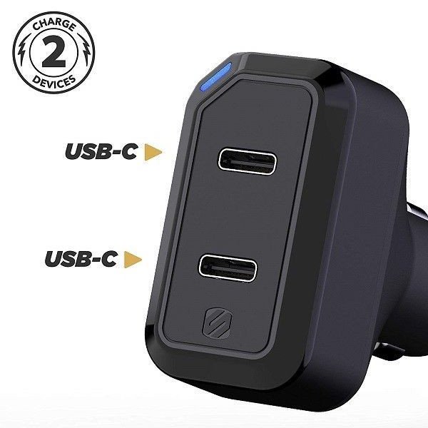 Scosche CPDC8C8-SP Φορτιστής Αυτοκινήτου USB Type-C