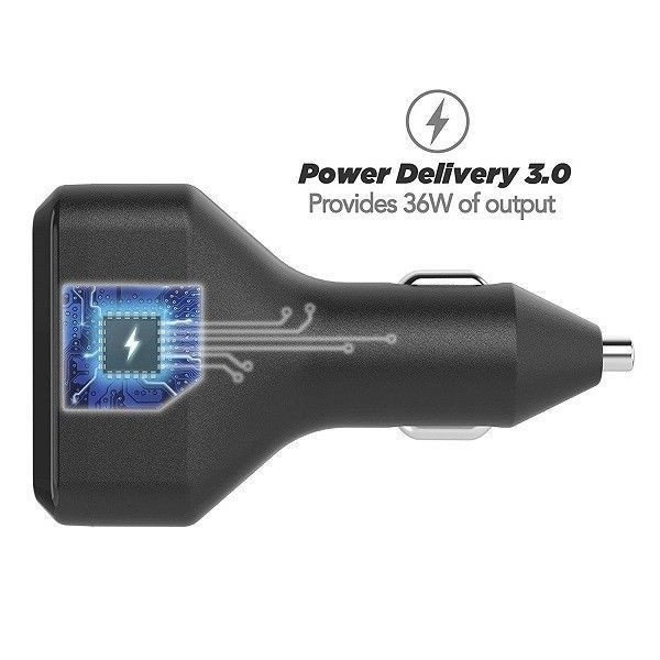 Scosche CPDC8C8-SP Φορτιστής Αυτοκινήτου USB Type-C