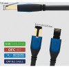 Oehlbach Giga Καλώδιο Streaming και Δικτύου Cat 8.1 0.25m Black (Τεμάχιο)
