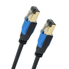 Oehlbach Giga Καλώδιο Streaming και Δικτύου Cat 8.1 0.50m Black (Τεμάχιο)