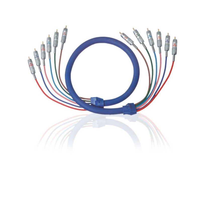 Oehlbach Blue Magic 5.1 FL Καλώδιο Ήχου Phono 6 x RCA 1.5m Blue (Τεμάχιο)