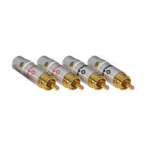 Oehlbach Silicon Evolution Βύσματα RCA Υψηλής Ποιότητας (4 Τεμάχια)