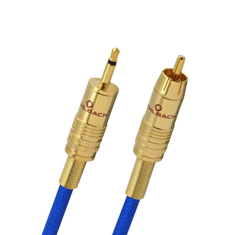 Oehlbach NF 113 Ψηφιακό Καλώδιο Ήχου 3.5mm - RCA 1.50m Blue (Τεμάχιο)