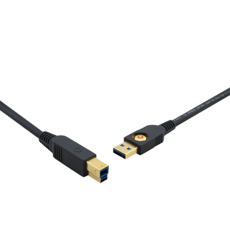 Oehlbach USB Max A/B Καλώδιο USB 3.2 Gen 1 Type A - Type B 7.50 m Black (Τεμάχιο)