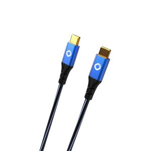 Oehlbach USB Plus CC Καλώδιο USB 3.1 Type C - Type C 1m Blue (Τεμάχιο)