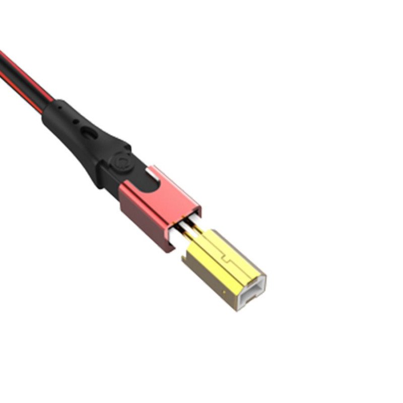 Oehlbach USB Evolution B Καλώδιο USB 2.0 Type A - Type B 0.50m Red (Τεμάχιο)