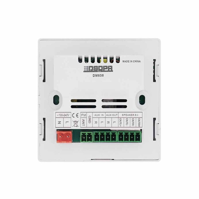 DSPPA DM835 Ενισχυτής τοίχου για Smart Home 2x10 W 8ohm (Τεμάχιο)