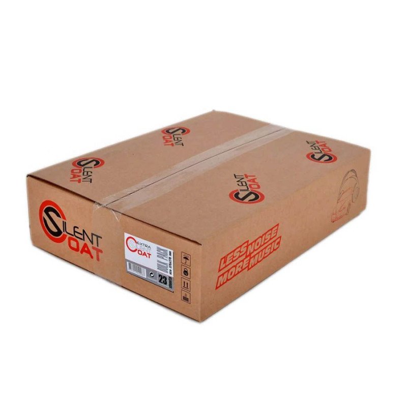 Silent Coat Extra 4mm Mat Bulk Pack Αντικραδασμικά Φύλλα Αυτοκινήτου 375 x 250 mm / 2,15 τ.μ (23 Τεμάχια)