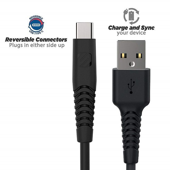 Scosche HDCA24 Καλώδιο Φόρτισης USB-C 1.2m