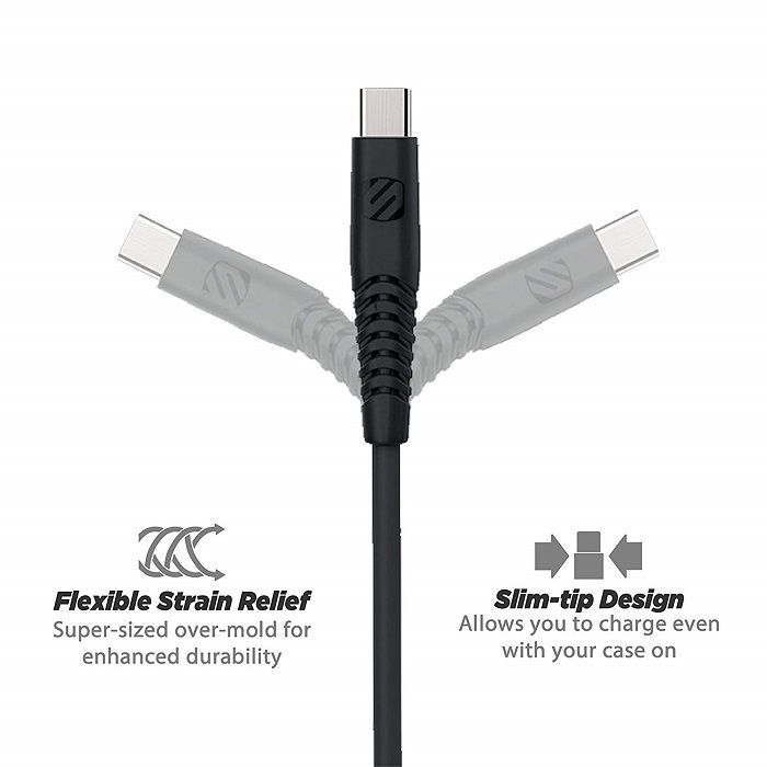 Scosche HDCA24 Καλώδιο Φόρτισης USB-C 1.2m