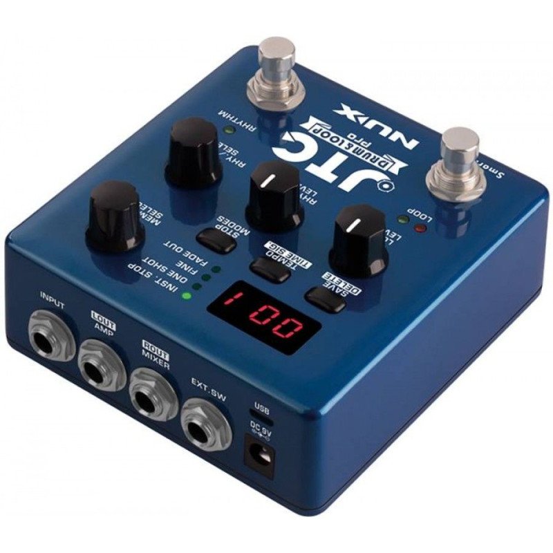 NU-X JTC-PRO Drum + Loop Διπλή Πεταλιέρα (Τεμάχιο)