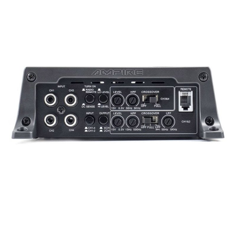 Ampire MBM4.24V-4G Ψηφιακός ενισχυτής Αυτοκινήτου 4 Καναλιών 4x100W 24V (Τεμάχιο)