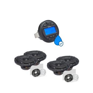 Powerbass MC-100+2*XL-62SS Πακέτο Ήχου Σκάφους με Πηγή και 4 Ηχεία (Σετ)