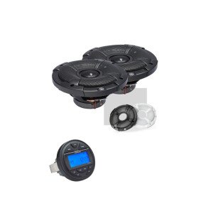 Powerbass MC-100+XL-62SS Πακέτο Ήχου Σκάφους με Πηγή και 2 Ηχεία (Σετ)