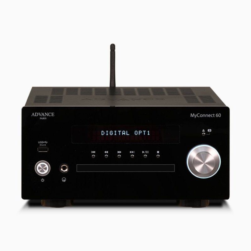 Advance Paris MyConnect 60 All in One System 2x60W με Wifi, Ethernet, FM, DAB+ Black