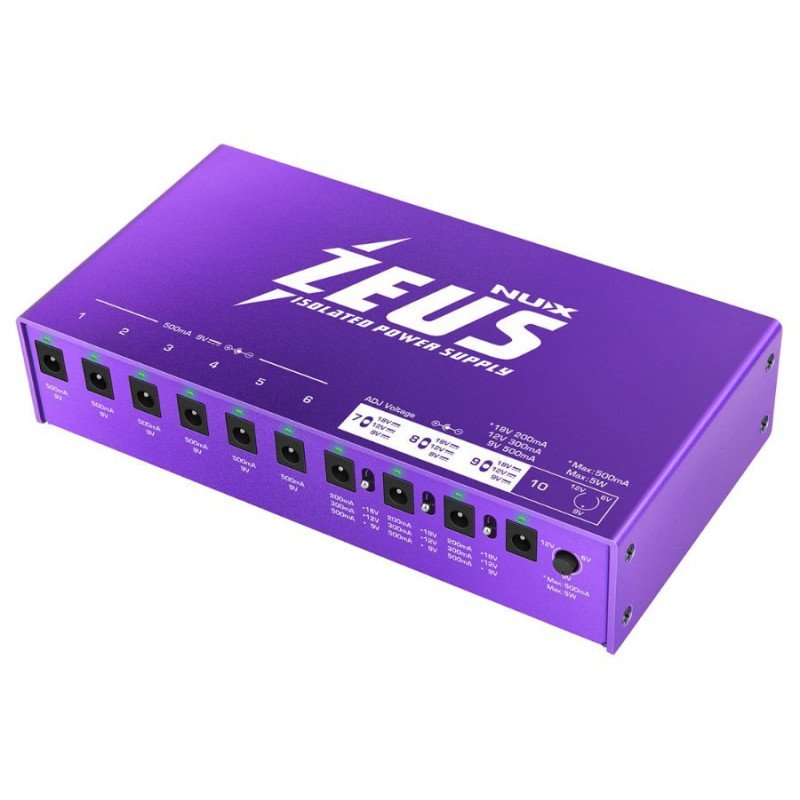 NUX NIP-Z10 Zeus Guitar Pedal Power Supply