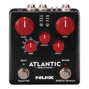 NUX NDR-5 Atlantic Delay & Reverb Πεταλιέρα (Τεμάχιο) NUX NDR-5 Atlantic Delay & Reverb Πεταλιέρα (Τεμάχιο)
