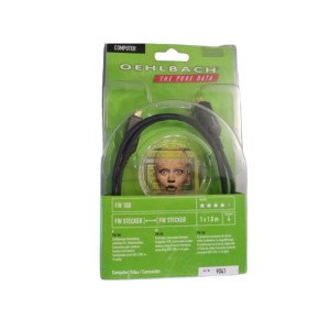 Oehlbach FW 100 Καλώδιο Video / Camcorder 1 m Black