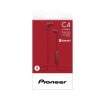 Pioneer SE-C4BT-R Bluetooth Handsfree Ακουστικά Red