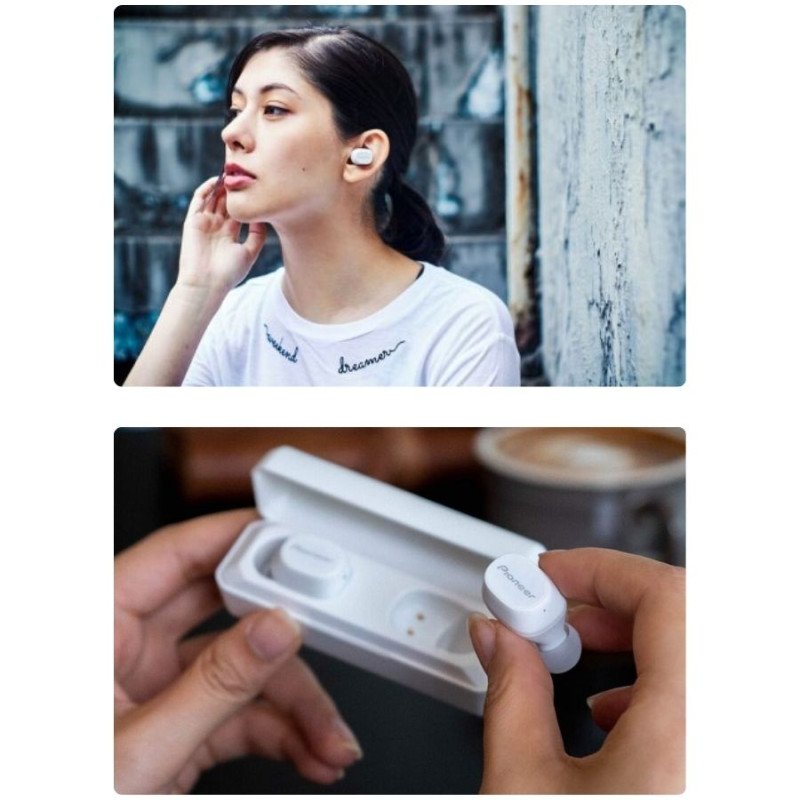 Pioneer SE-C5TW-W In-Ear Bluetooth Handsfree Ακουστικά White
