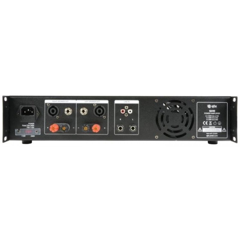Qtx Q240 Τελικός Ενισχυτής 2x60W RMS