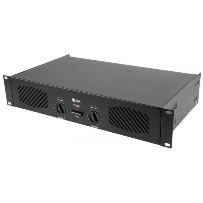 Qtx Q480 Τελικός Ενισχυτής 2x120W RMS (Τεμάχιο)