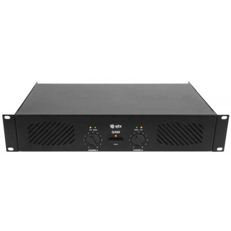 Qtx Q480 Τελικός Ενισχυτής 2x120W RMS (Τεμάχιο)