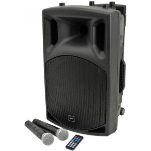 Qtx QX12PA-Black VHF Φορητή Mονάδα με Bluetooth 100W RMS (Σετ)