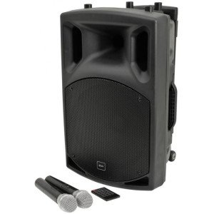 Qtx QX12PA-PLUS Φορητό PA με UHF, USB / SD / FM &amp; Bluetooth (Σετ)