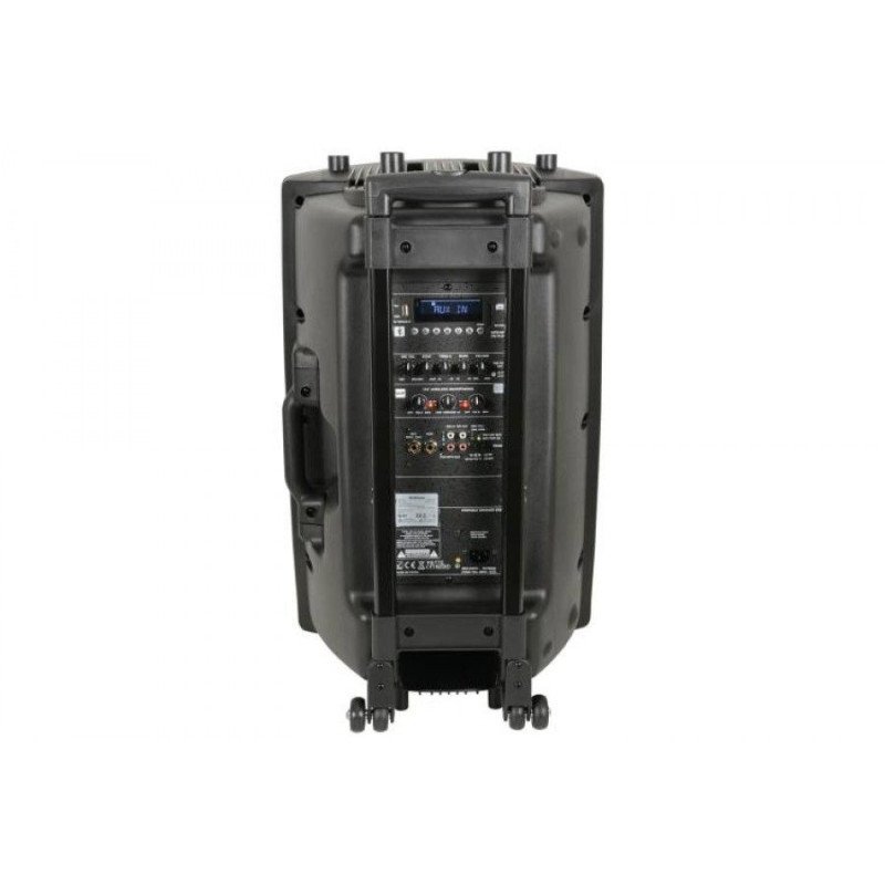 Qtx QX15PA-PLUS Φορητό Ενεργό Ηχείο με Μικρόφωνα UHF, USB / SD / FM &amp; Bluetooth (Σετ)