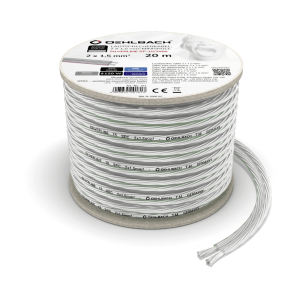 Oehlbach Silverline SP-15 Επαργυρωμένο  Καλώδιο Ηχείων 2 x 1.5 mm² 20m (Τεμάχιο)