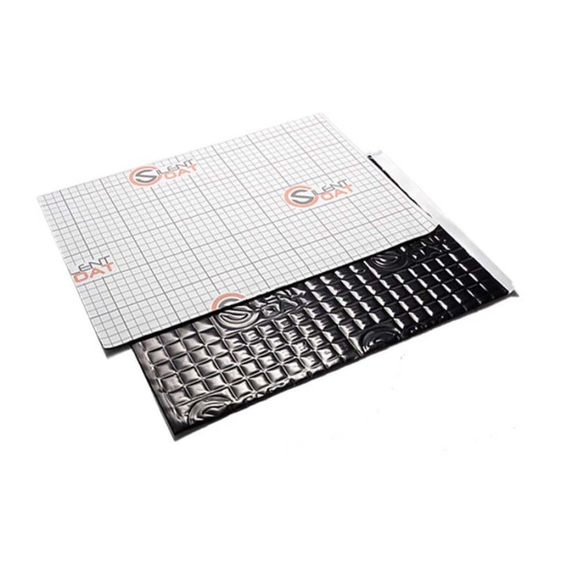 Silent Coat Extra 4mm Mat Bulk Pack Αντικραδασμικά Φύλλα Αυτοκινήτου 375 x 250 mm / 2,15 τ.μ (23 Τεμάχια)